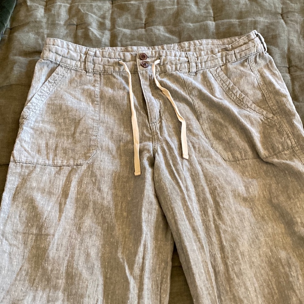 Patagonia size 12, women's Hemp and cotton blend pants Green